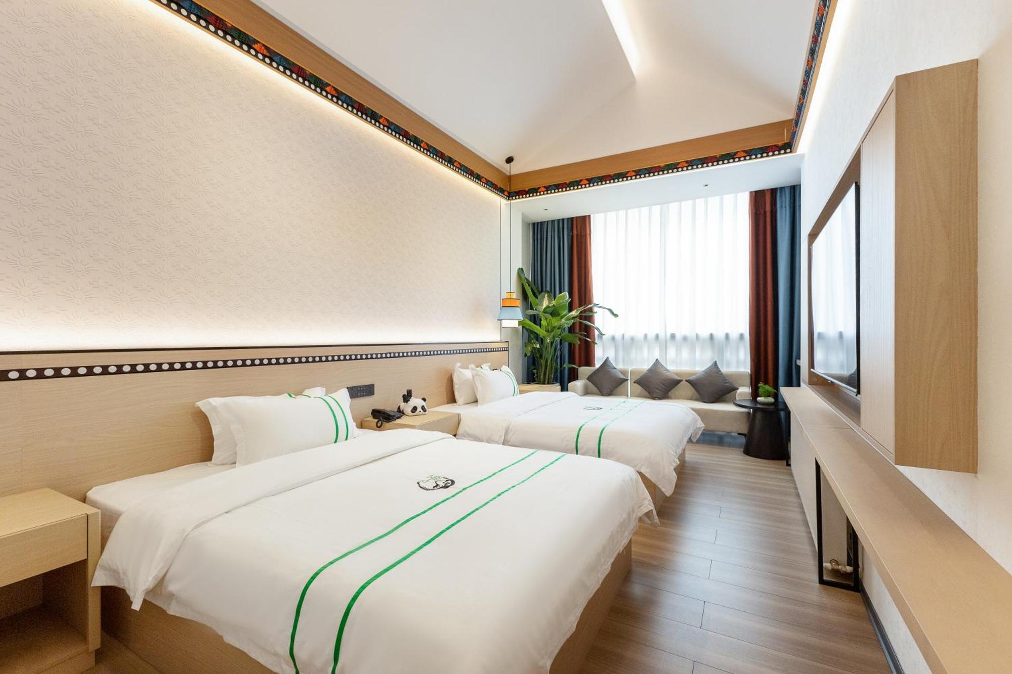 Xishu Garden Inn - Travel Agency Service - Car Rent Service - English Speaking Csengtu Kültér fotó